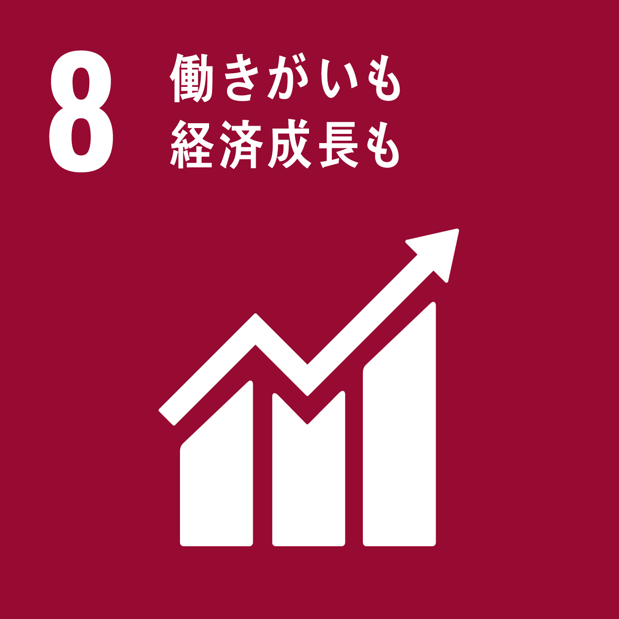 SDGsの目標 8.働きがいも経済成長も