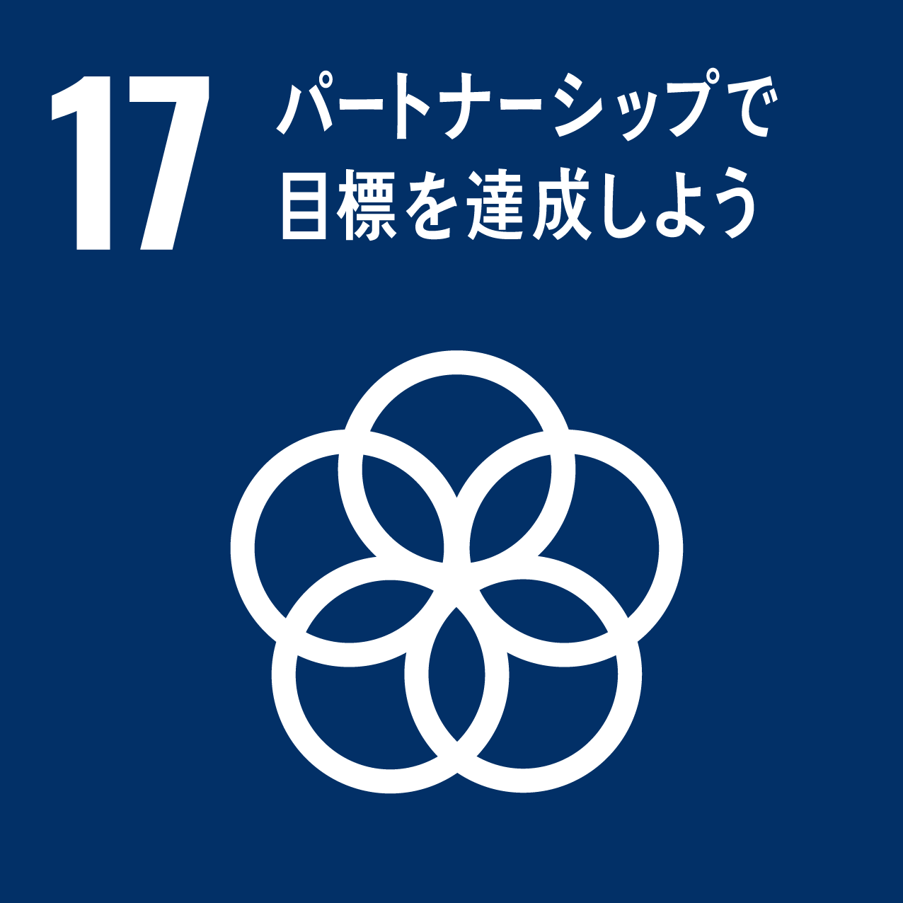 SDGsの目標 17.パートナーシップで目標を達成しよう
