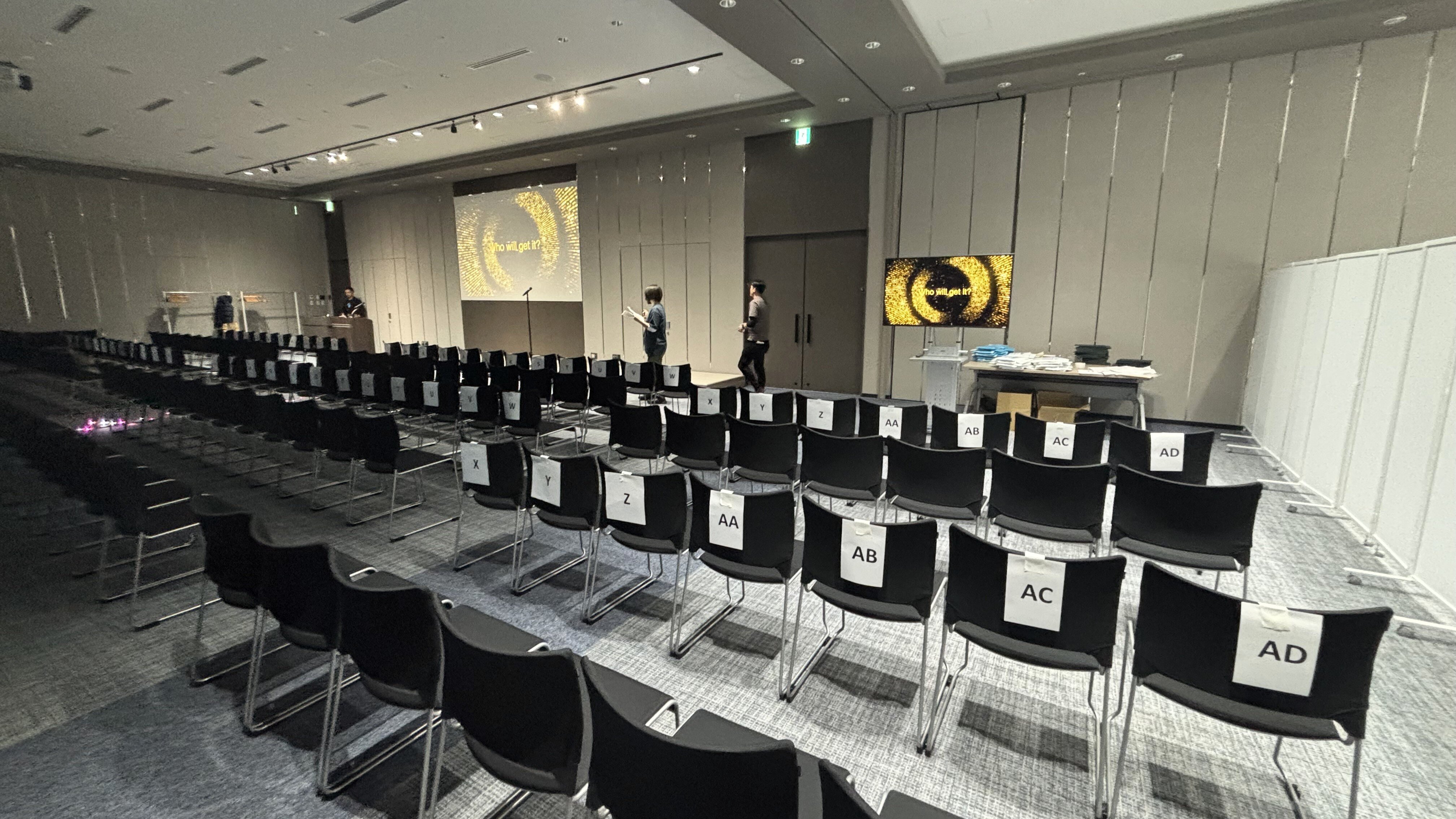 表彰式会場
